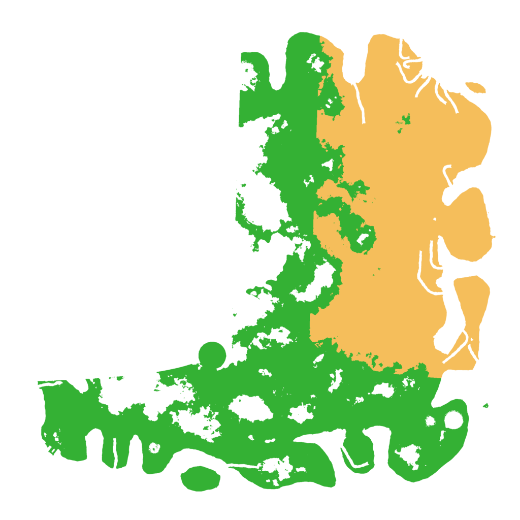 Biome Rust Map: Procedural Map, Size: 5000, Seed: 3125432