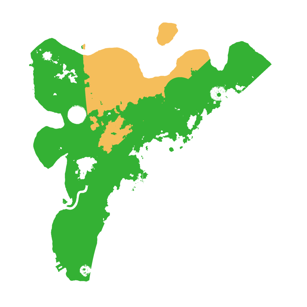 Biome Rust Map: Procedural Map, Size: 3000, Seed: 1831828849