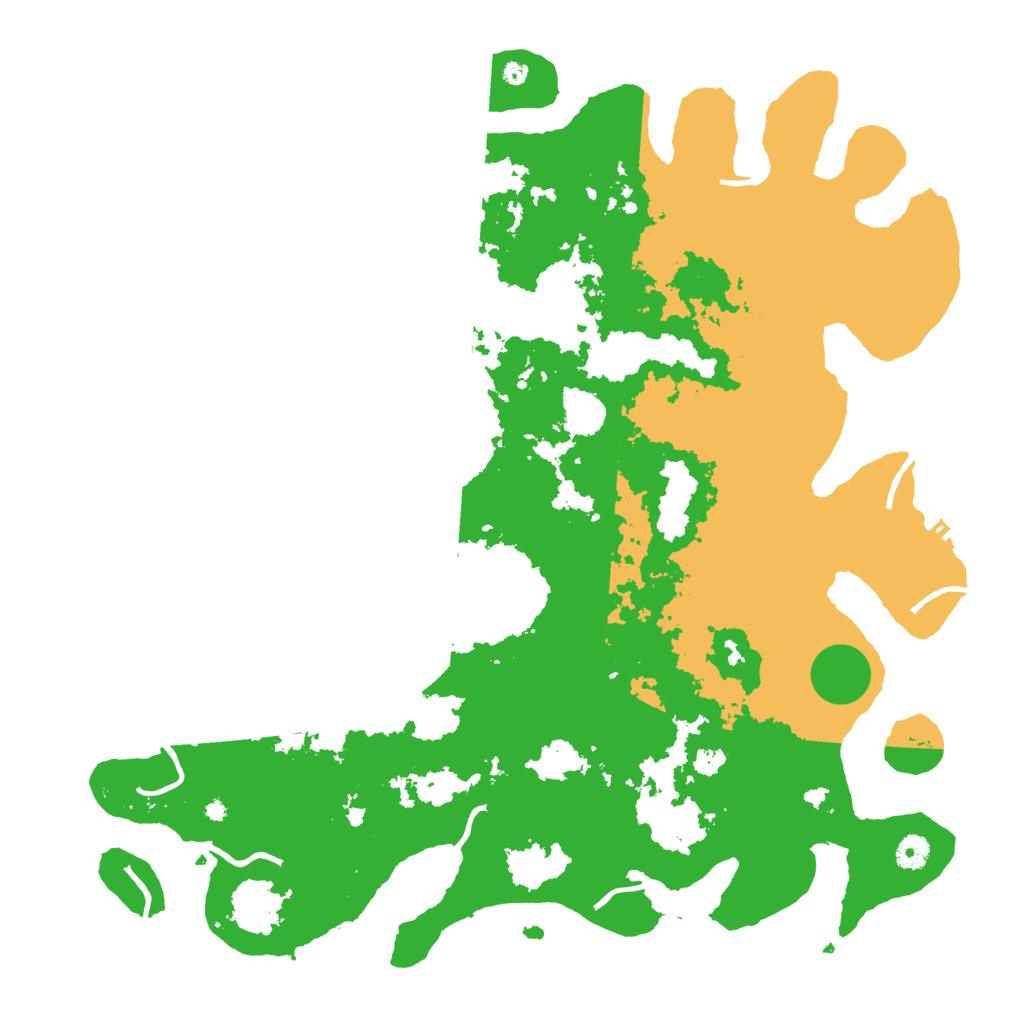 Biome Rust Map: Procedural Map, Size: 4500, Seed: 1794653546