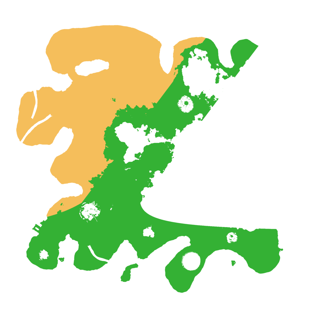 Biome Rust Map: Procedural Map, Size: 3000, Seed: 515568
