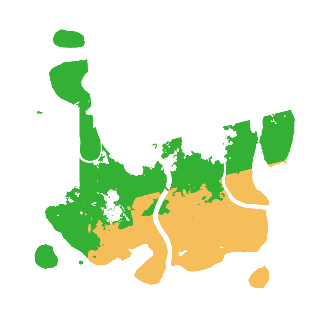 Biome Rust Map: Procedural Map, Size: 3000, Seed: 51155463