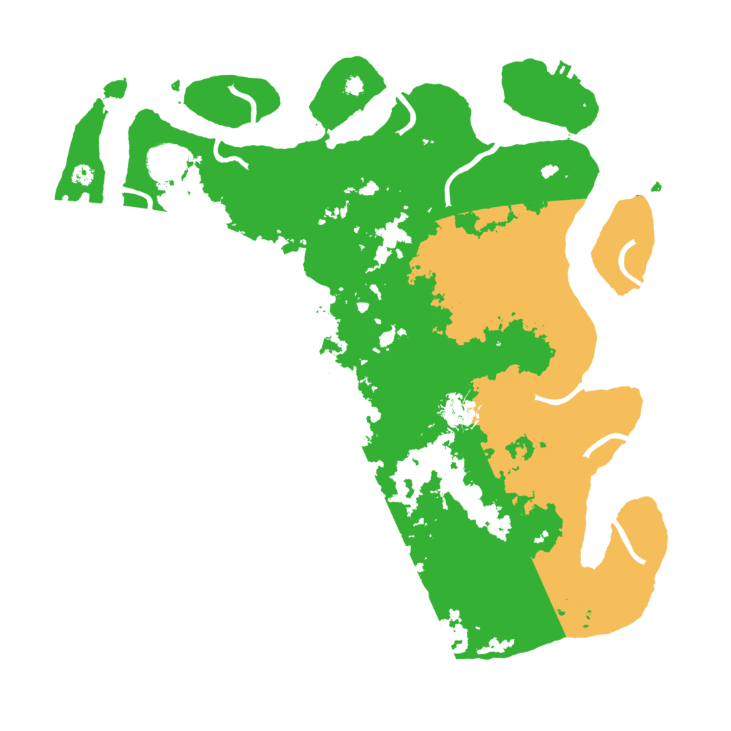 Biome Rust Map: Procedural Map, Size: 3500, Seed: 902982430