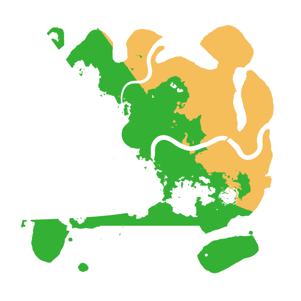 Biome Rust Map: Procedural Map, Size: 3000, Seed: 1865005145