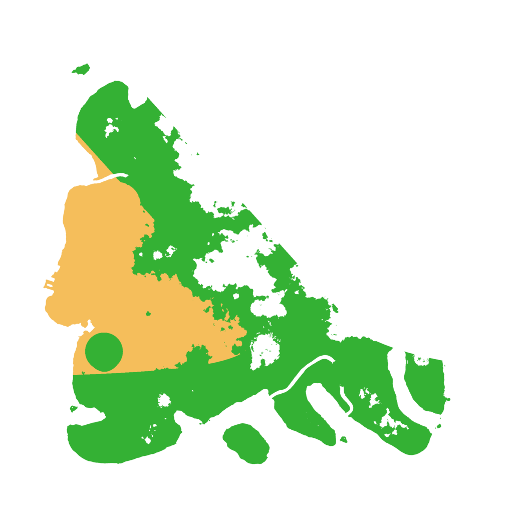 Biome Rust Map: Procedural Map, Size: 3600, Seed: 5000