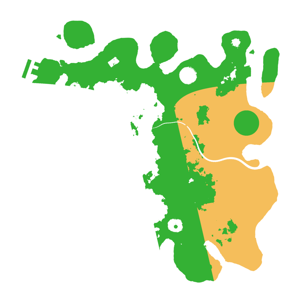 Biome Rust Map: Procedural Map, Size: 3200, Seed: 1210910088