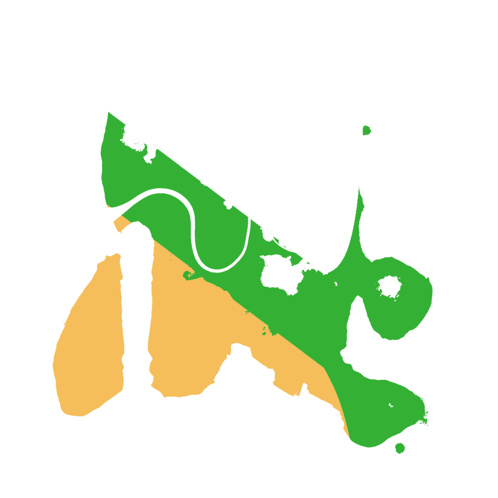 Biome Rust Map: Procedural Map, Size: 2000, Seed: 556611