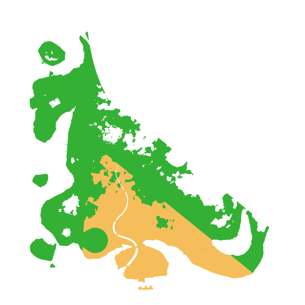 Biome Rust Map: Procedural Map, Size: 3200, Seed: 90012111