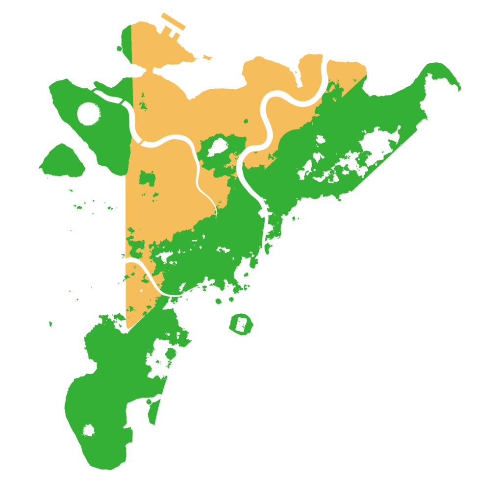 Biome Rust Map: Procedural Map, Size: 3850, Seed: 1831828849
