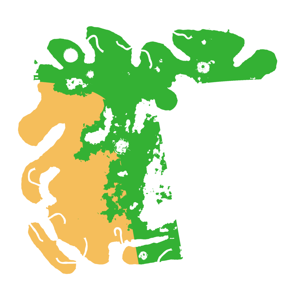 Biome Rust Map: Procedural Map, Size: 3700, Seed: 1849359687