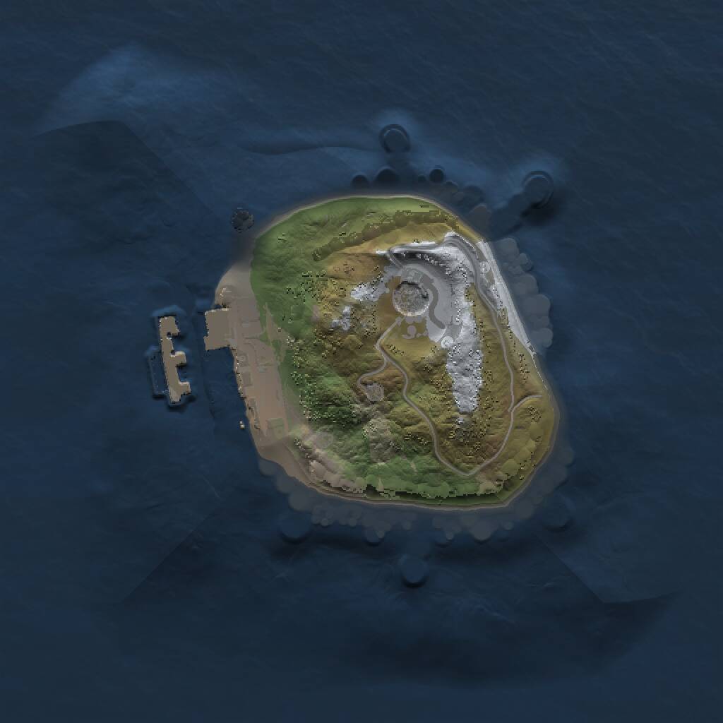 Rust Map: Procedural Map, Size: 1300, Seed: 1337, 3 Monuments