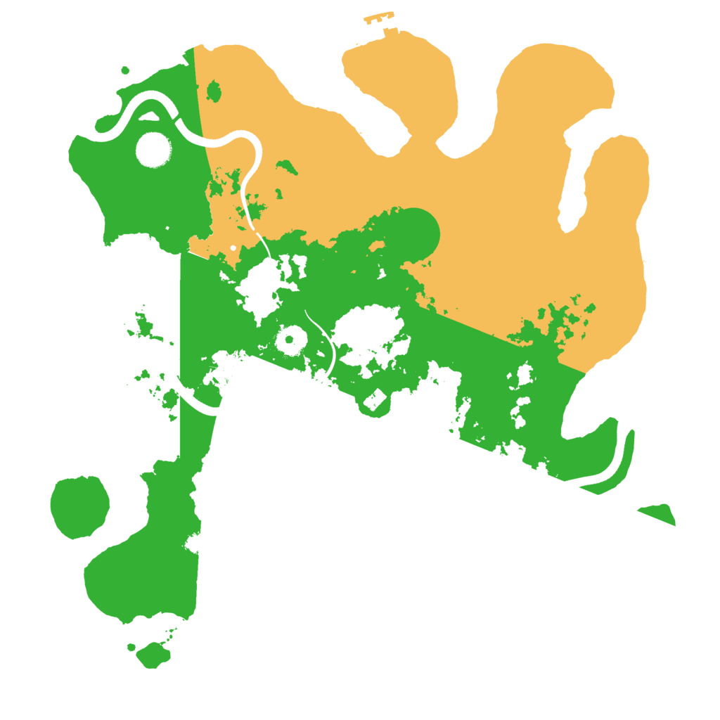 Biome Rust Map: Procedural Map, Size: 3600, Seed: 861825230