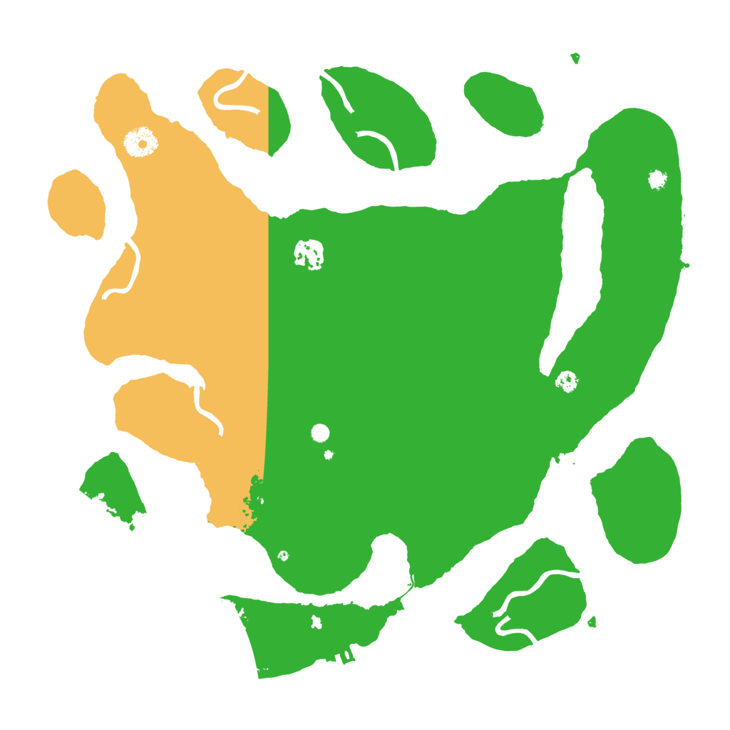 Biome Rust Map: Procedural Map, Size: 3500, Seed: 819808434