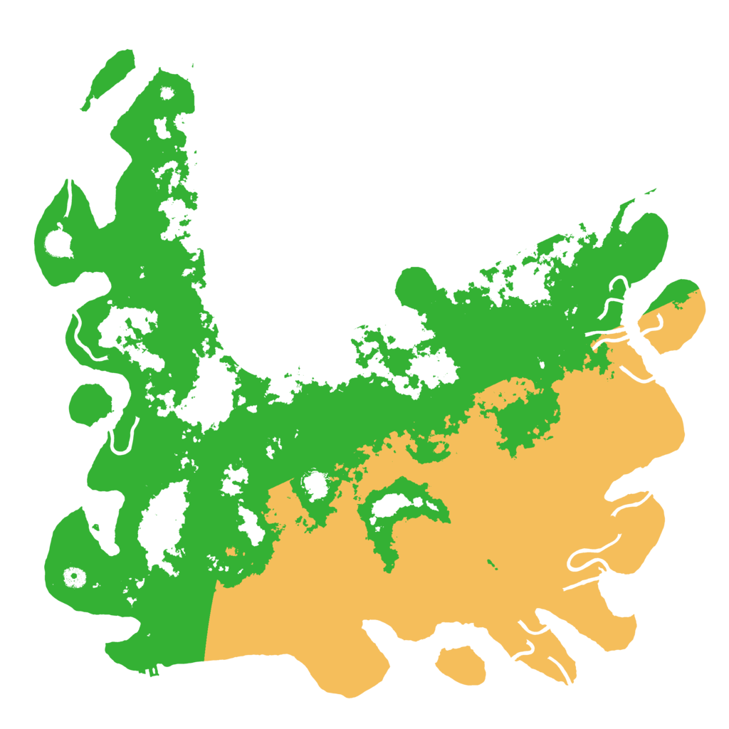 Biome Rust Map: Procedural Map, Size: 5000, Seed: 1267702828