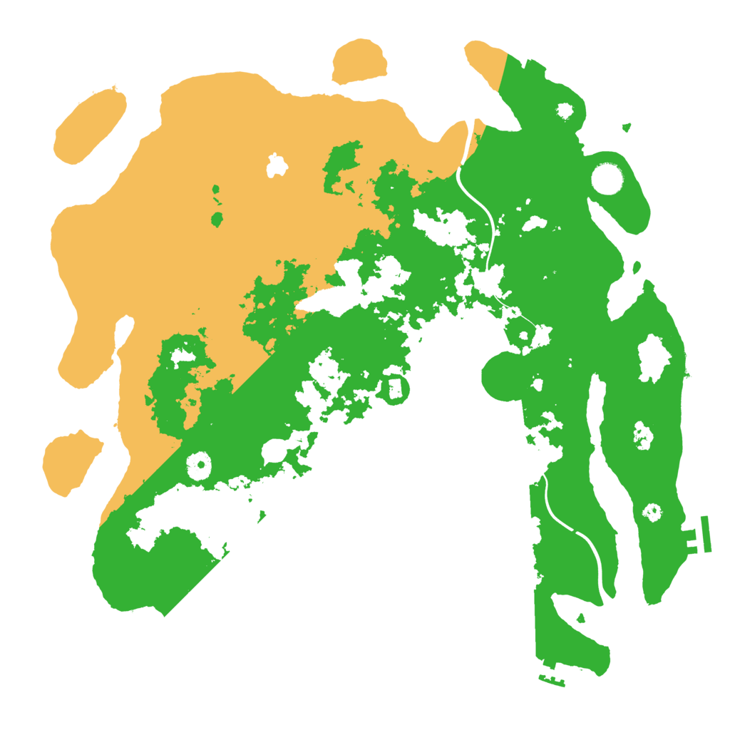 Biome Rust Map: Procedural Map, Size: 4050, Seed: 1778573501