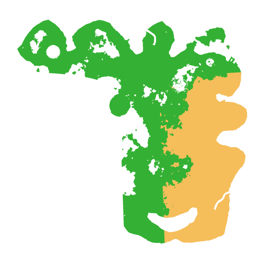 Biome Rust Map: Procedural Map, Size: 3500, Seed: 569