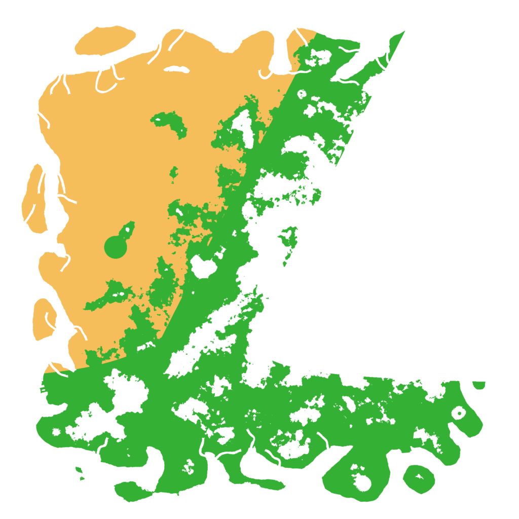 Biome Rust Map: Procedural Map, Size: 6000, Seed: 38