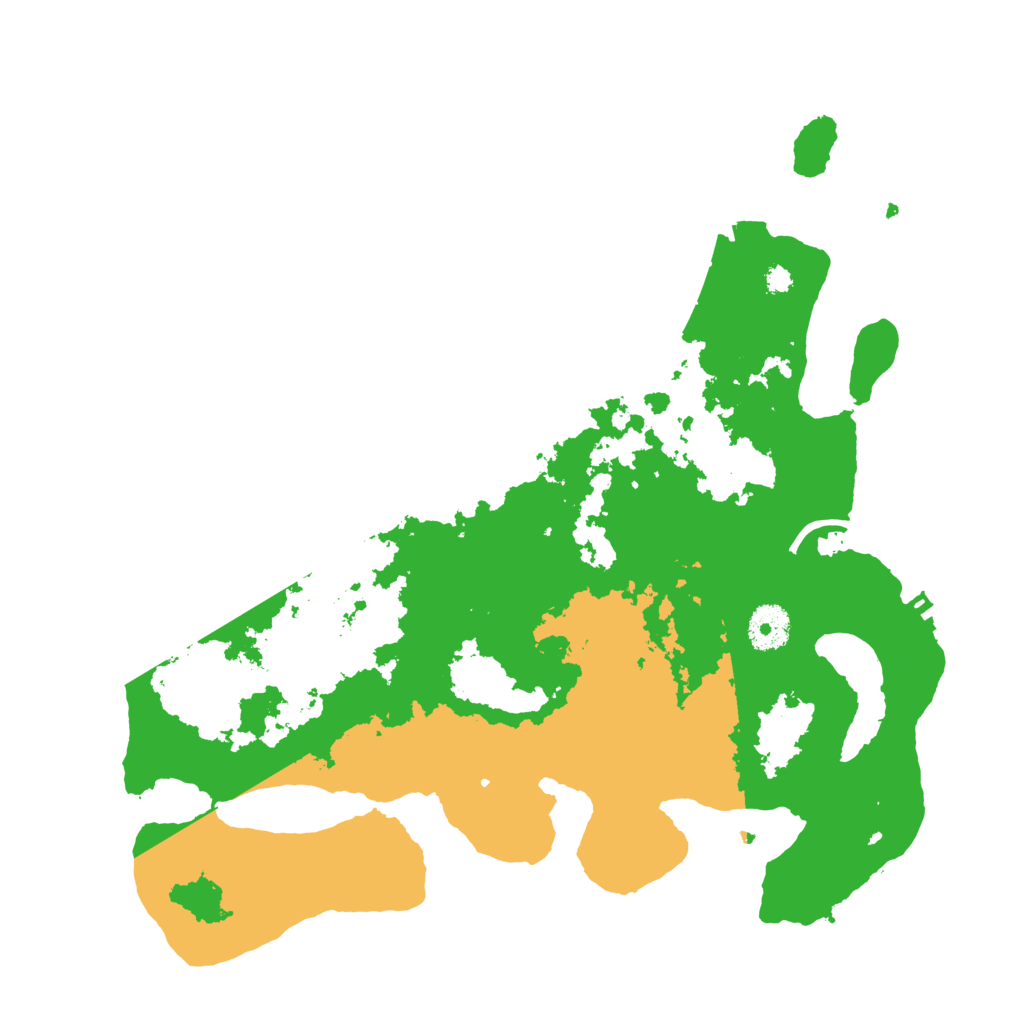 Biome Rust Map: Procedural Map, Size: 3500, Seed: 1107994847