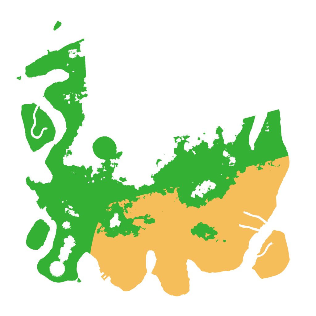 Biome Rust Map: Procedural Map, Size: 3650, Seed: 123412