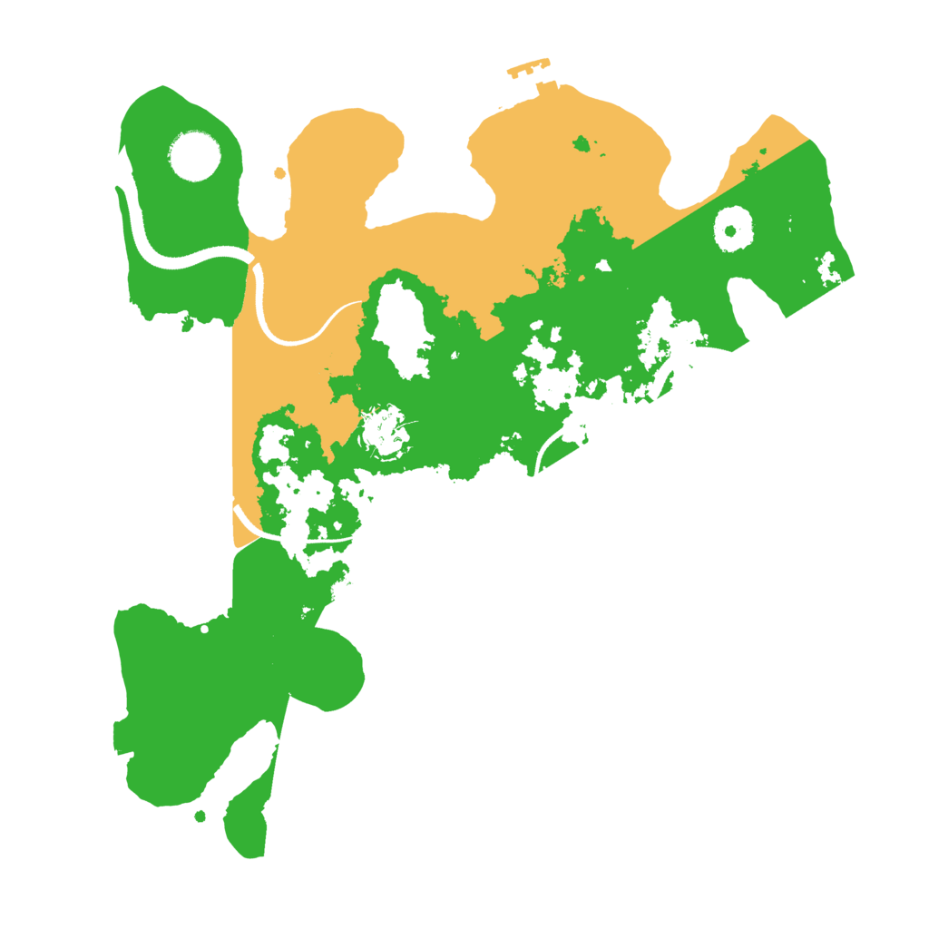 Biome Rust Map: Procedural Map, Size: 3250, Seed: 34456545