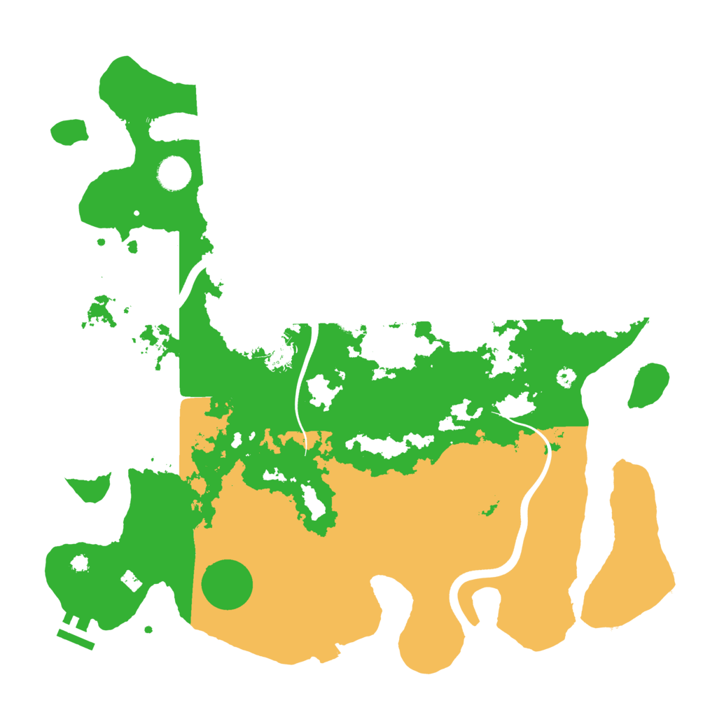 Biome Rust Map: Procedural Map, Size: 3750, Seed: 108243456