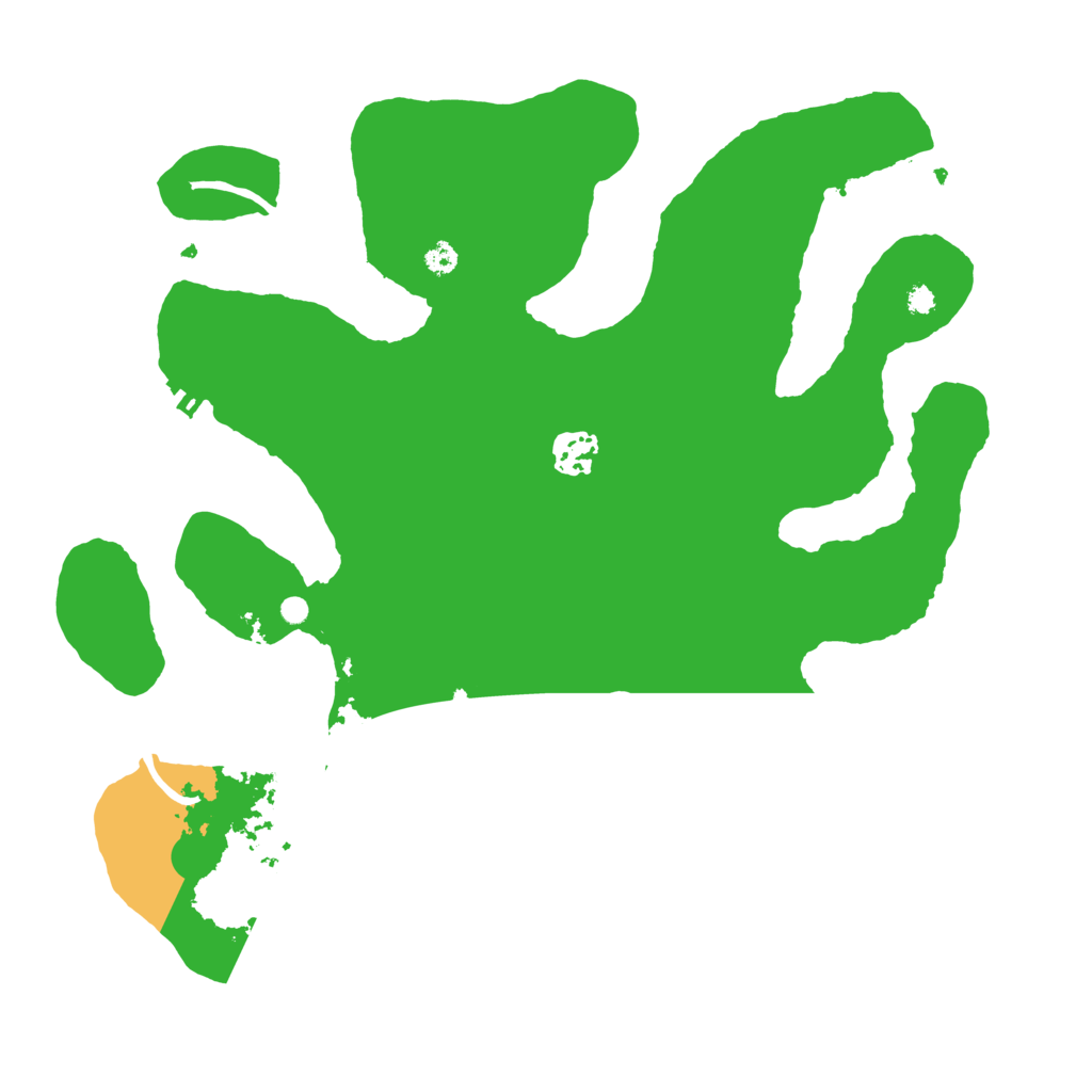 Biome Rust Map: Procedural Map, Size: 3500, Seed: 10212