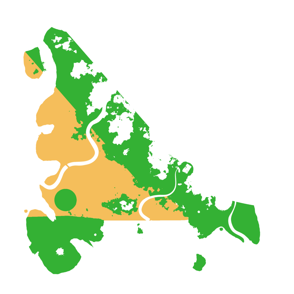 Biome Rust Map: Procedural Map, Size: 3500, Seed: 906559040