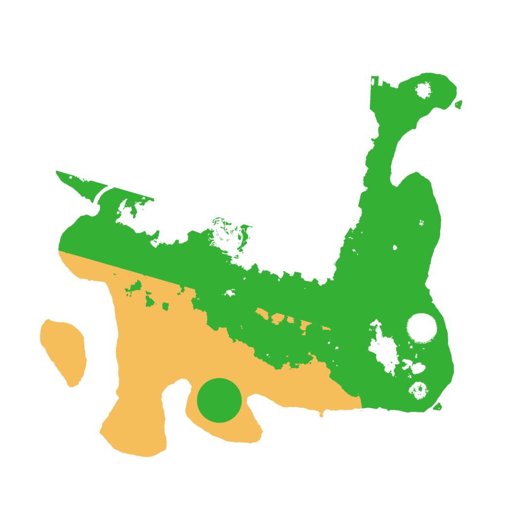 Biome Rust Map: Procedural Map, Size: 3000, Seed: 291021