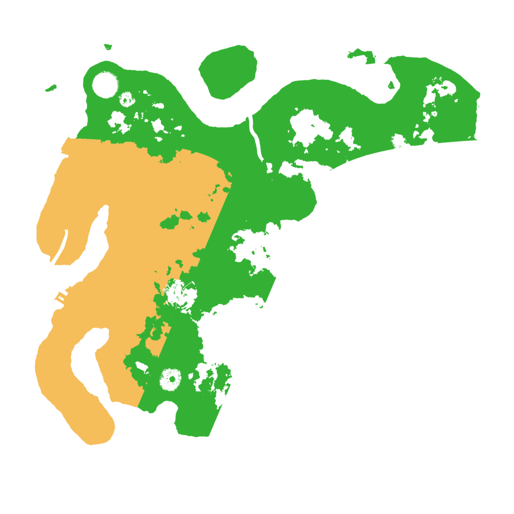 Biome Rust Map: Procedural Map, Size: 3500, Seed: 5323522