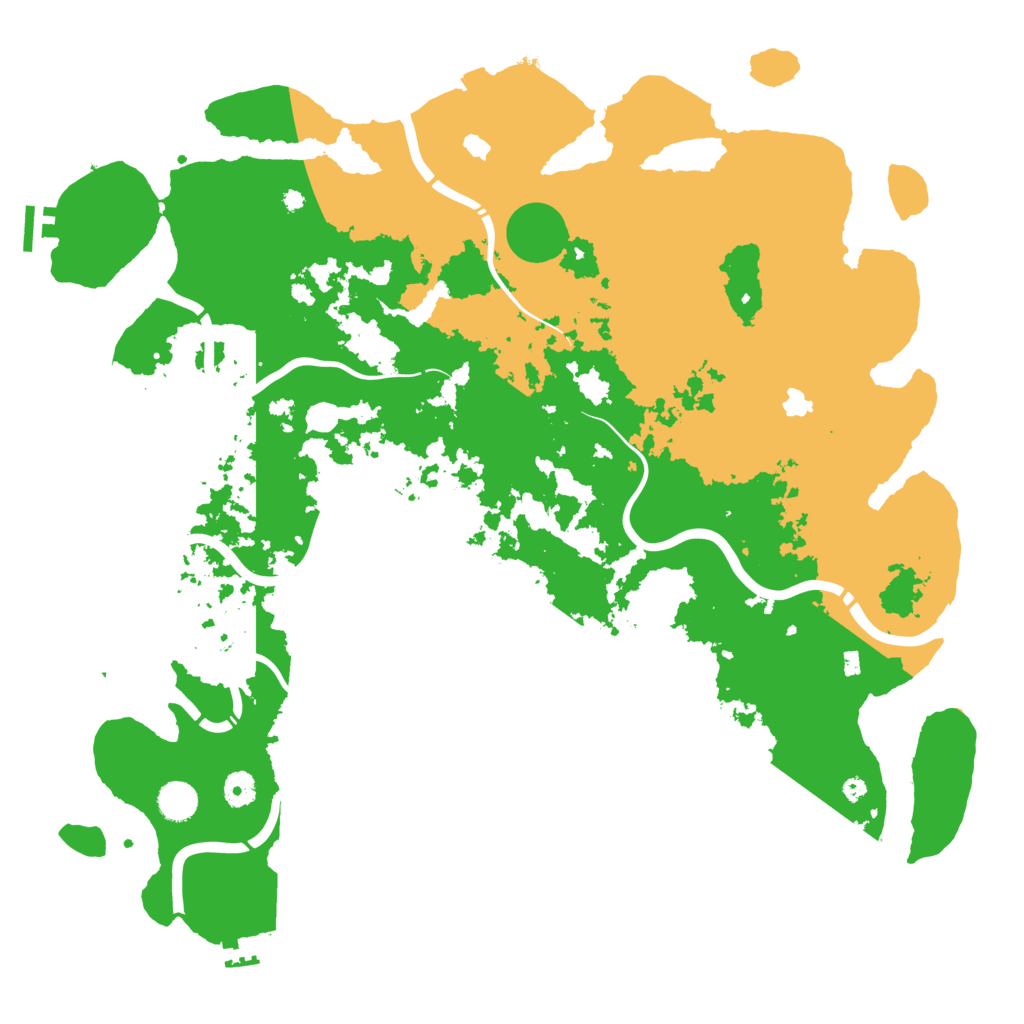 Biome Rust Map: Procedural Map, Size: 4500, Seed: 556438323