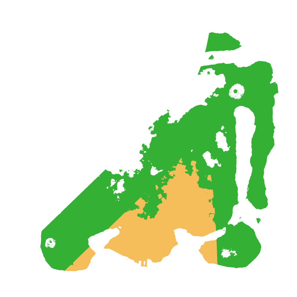 Biome Rust Map: Procedural Map, Size: 3000, Seed: 843864