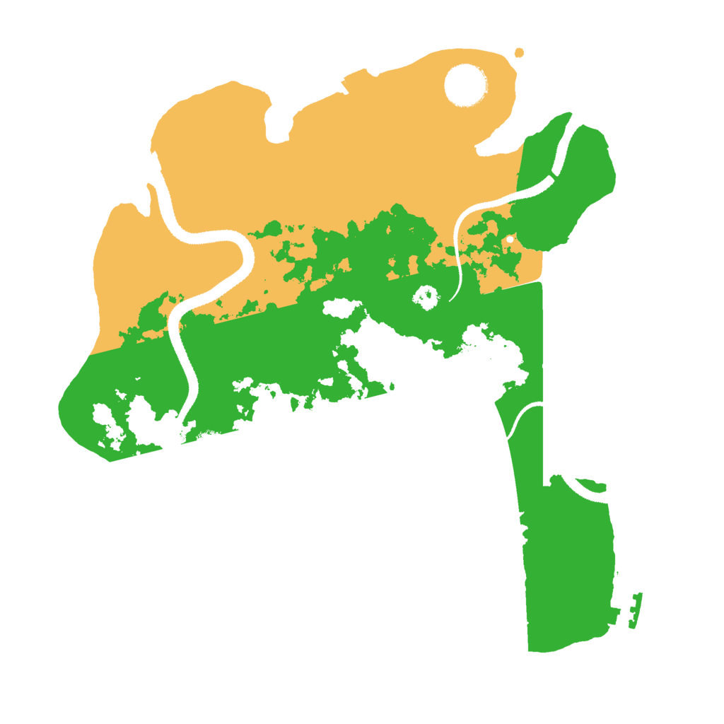 Biome Rust Map: Procedural Map, Size: 3000, Seed: 254478
