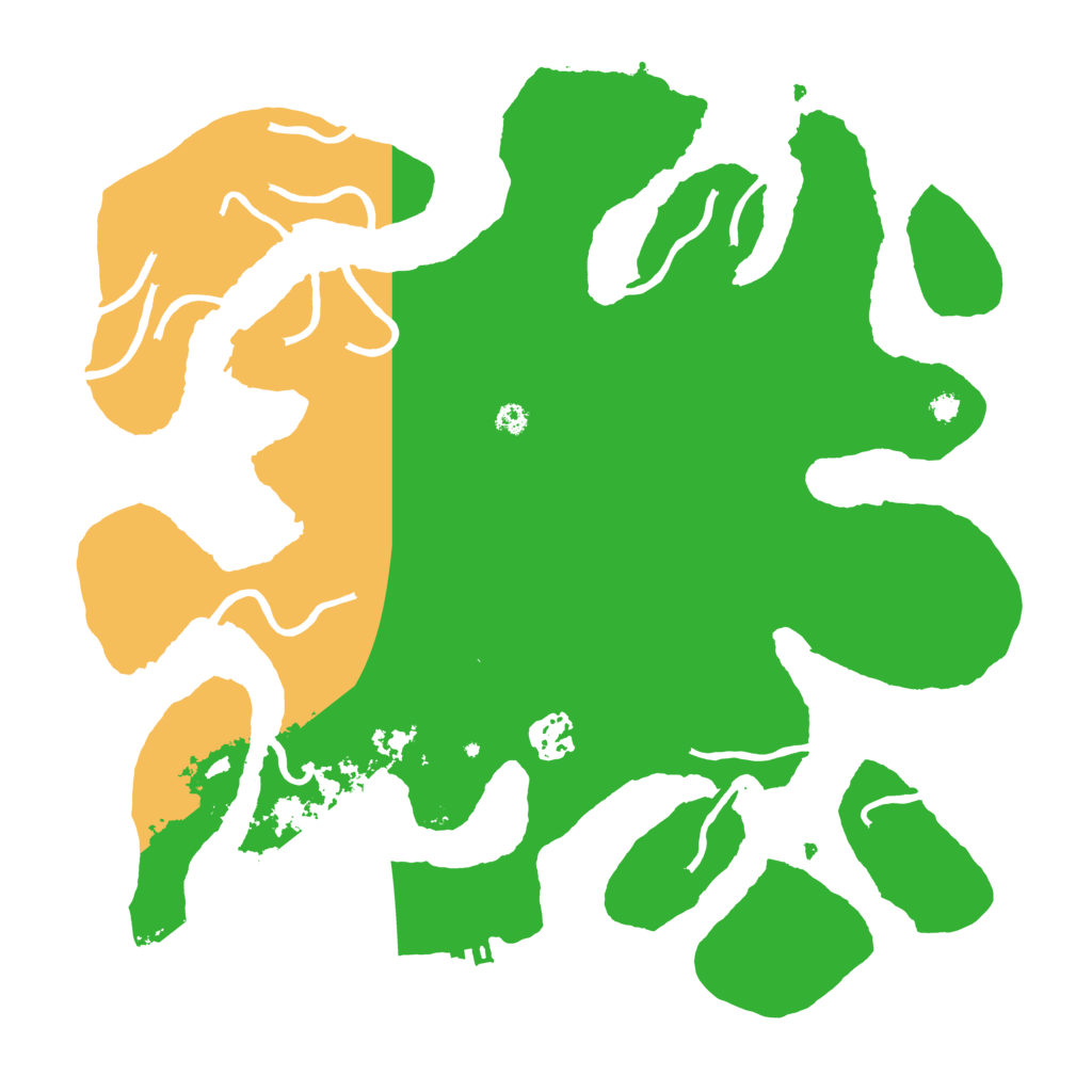 Biome Rust Map: Procedural Map, Size: 3500, Seed: 1461867645