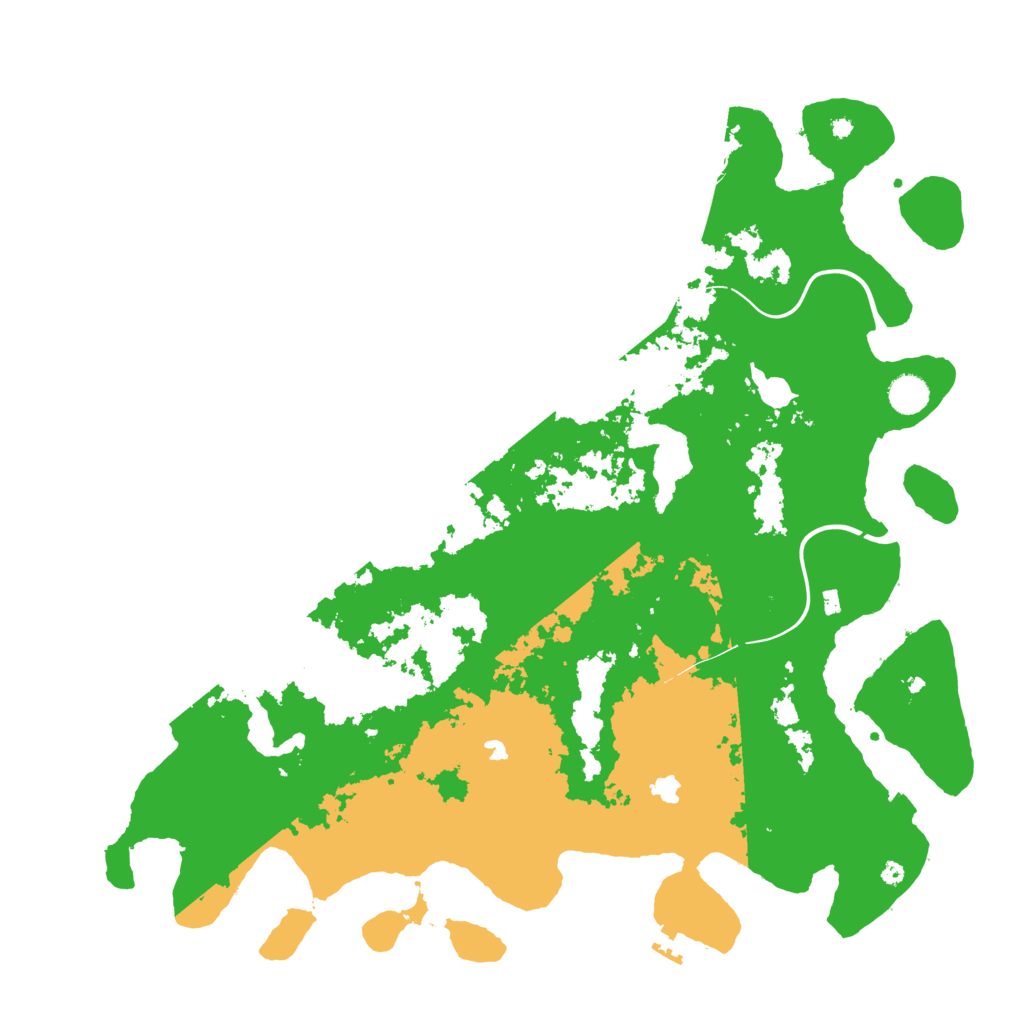 Biome Rust Map: Procedural Map, Size: 4500, Seed: 23472