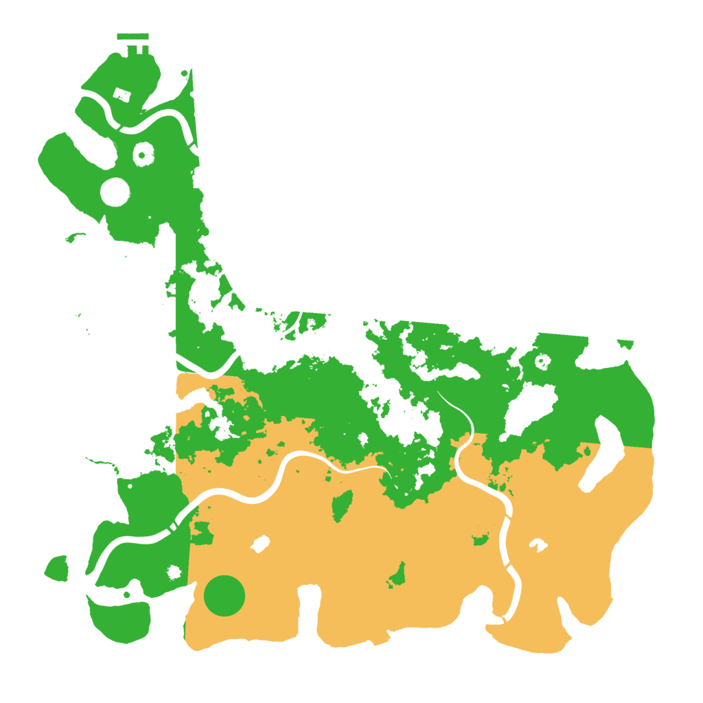 Biome Rust Map: Procedural Map, Size: 4500, Seed: 788951840