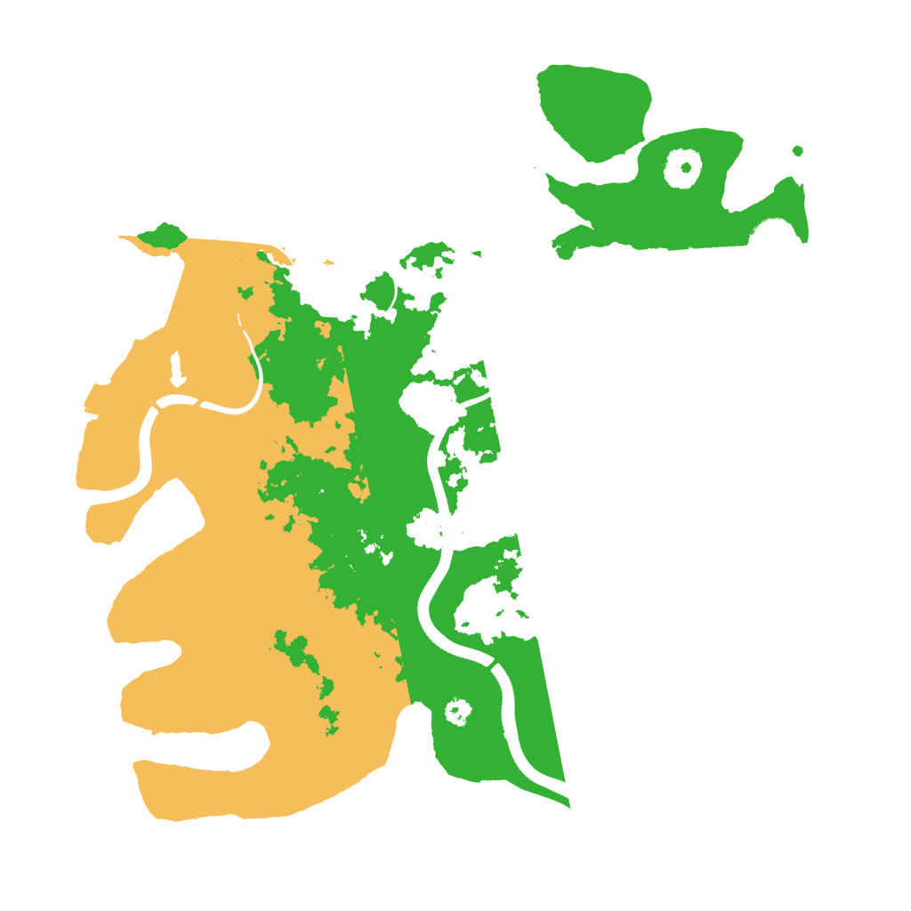 Biome Rust Map: Procedural Map, Size: 3500, Seed: 456123789