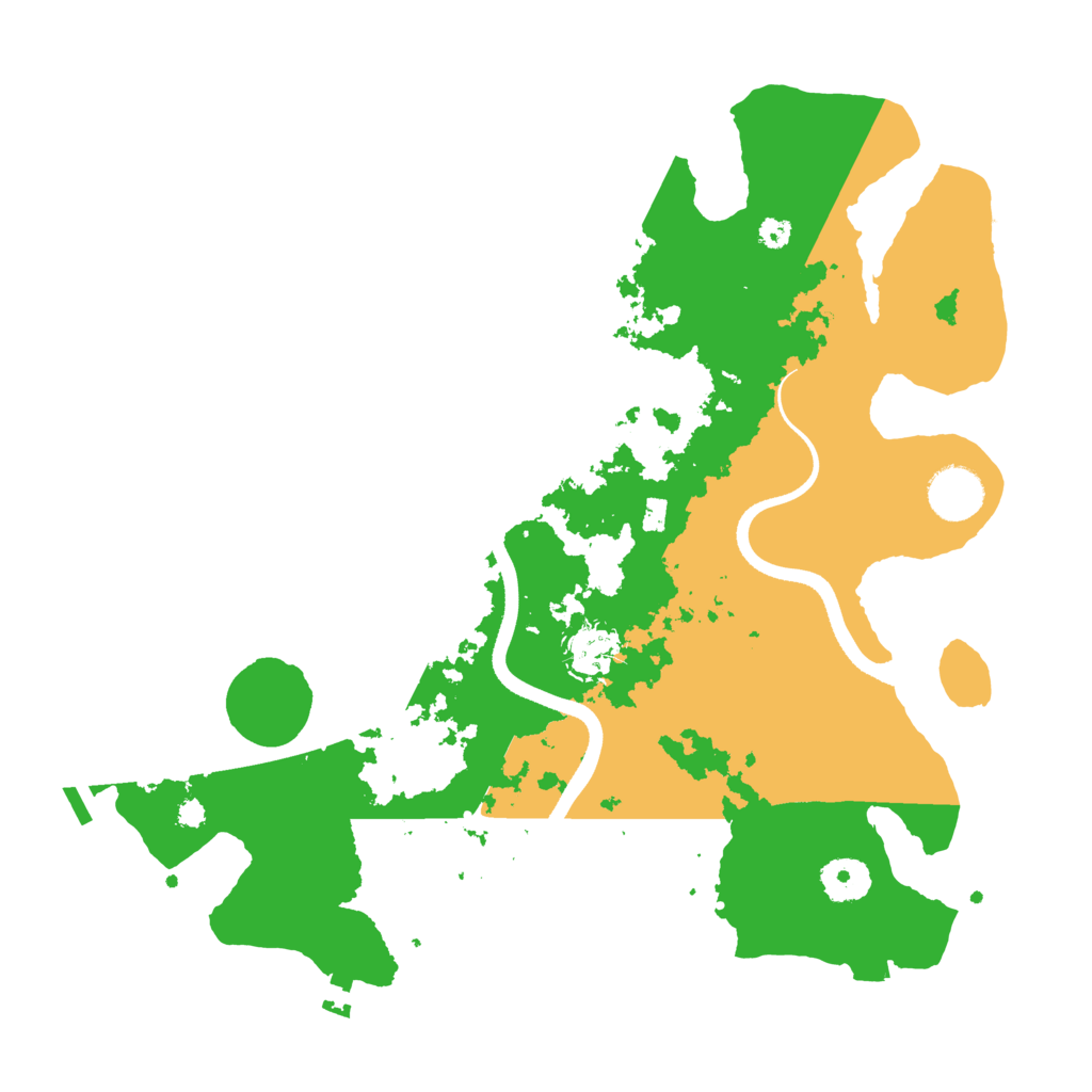 Biome Rust Map: Procedural Map, Size: 3500, Seed: 31872