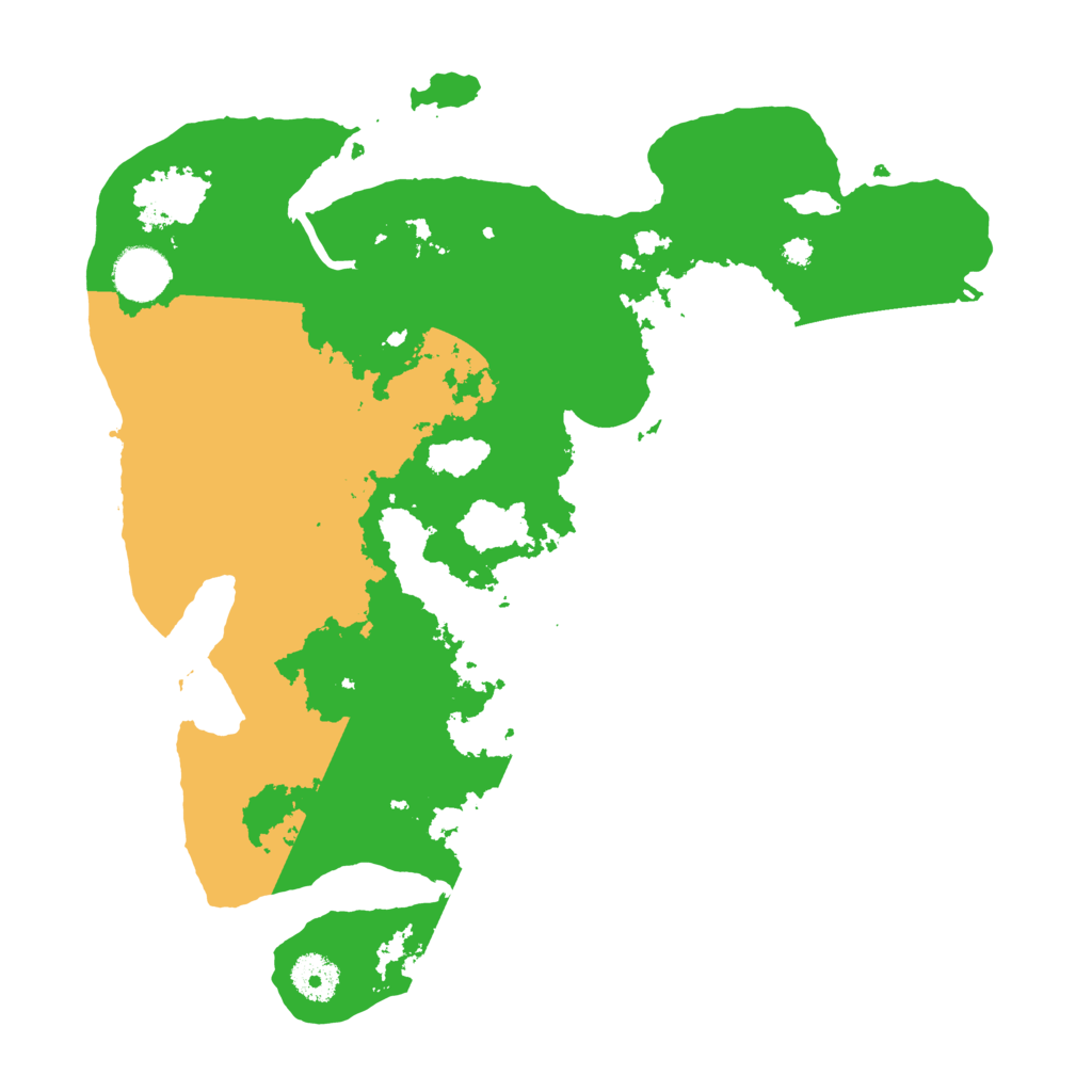 Biome Rust Map: Procedural Map, Size: 3500, Seed: 29932264