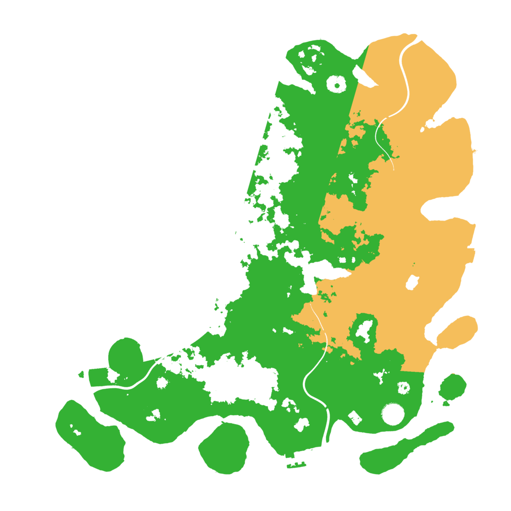 Biome Rust Map: Procedural Map, Size: 4050, Seed: 458701903