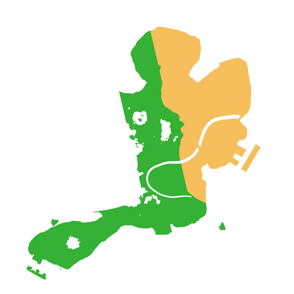 Biome Rust Map: Procedural Map, Size: 2057, Seed: 226987