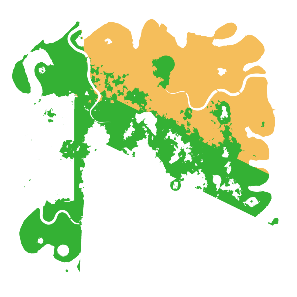 Biome Rust Map: Procedural Map, Size: 4500, Seed: 584129