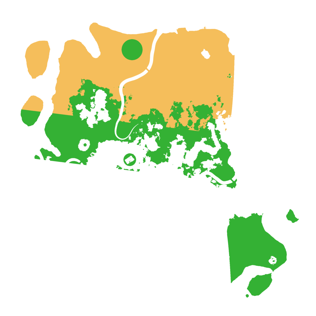 Biome Rust Map: Procedural Map, Size: 4000, Seed: 512256