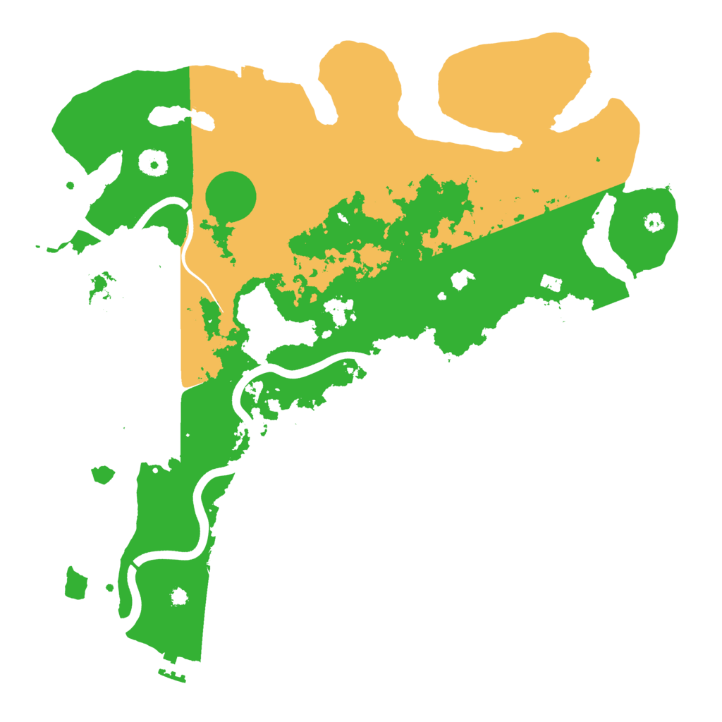 Biome Rust Map: Procedural Map, Size: 3800, Seed: 67834