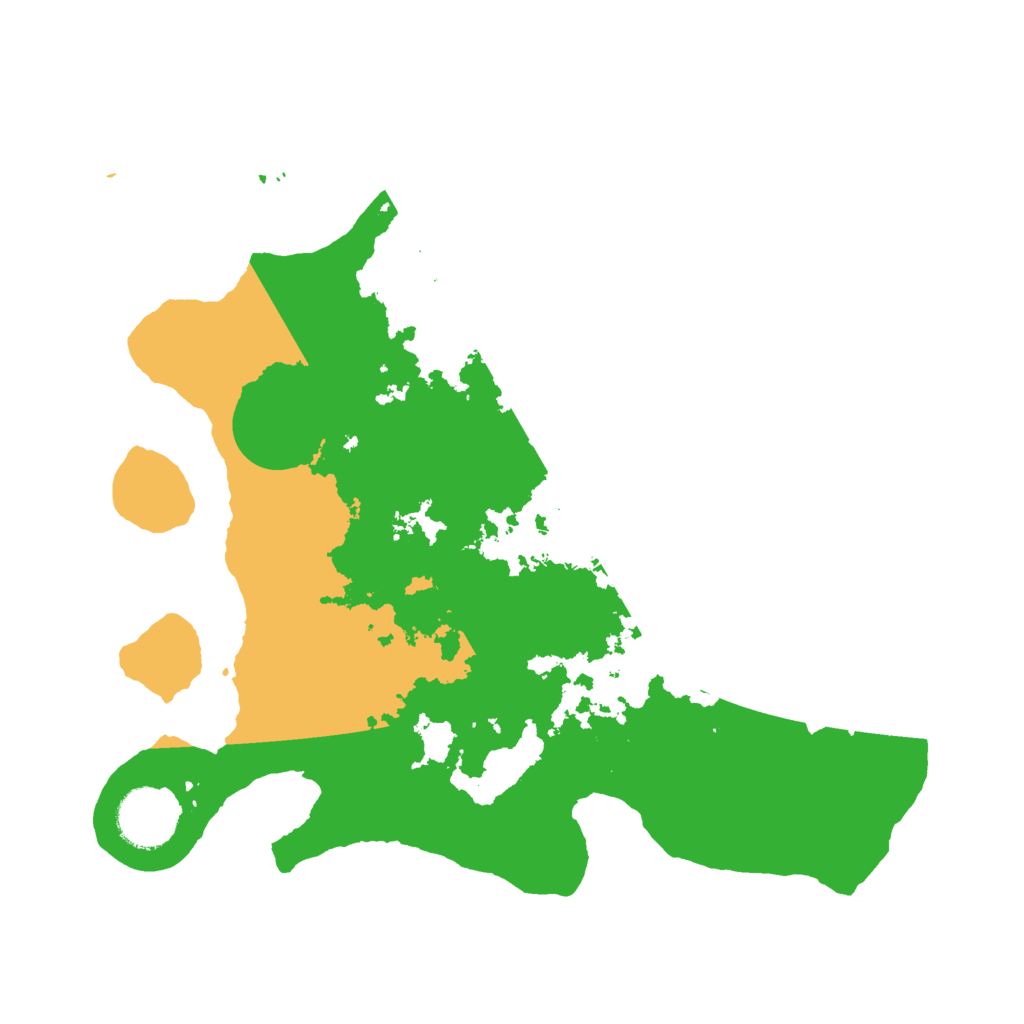 Biome Rust Map: Barren, Size: 2999, Seed: 123