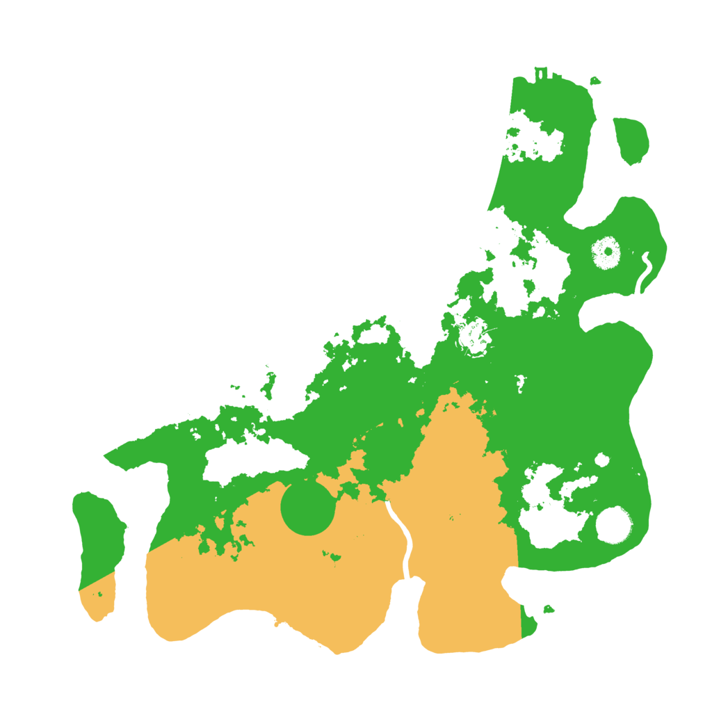 Biome Rust Map: Procedural Map, Size: 3500, Seed: 20211028