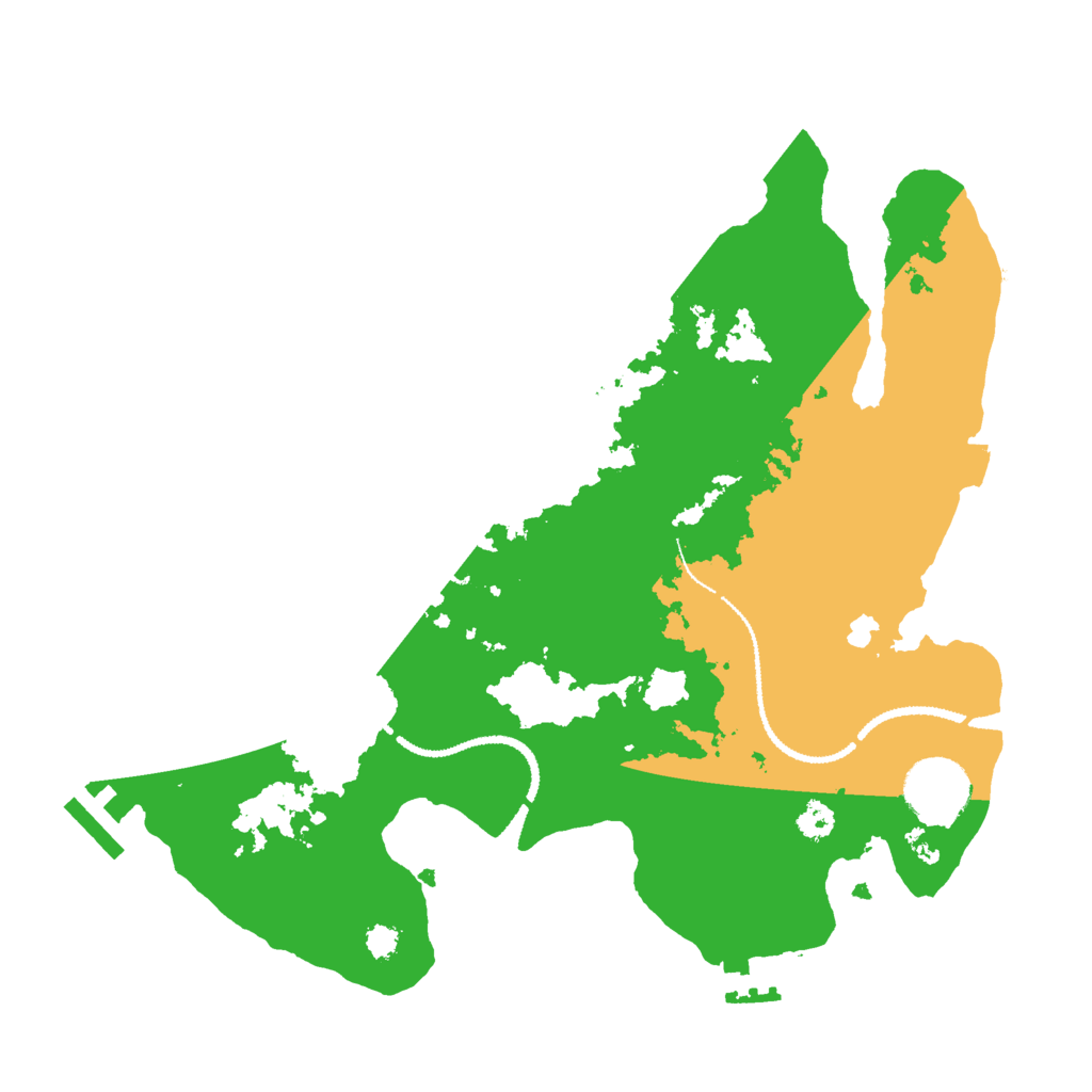 Biome Rust Map: Procedural Map, Size: 3000, Seed: 1552077968