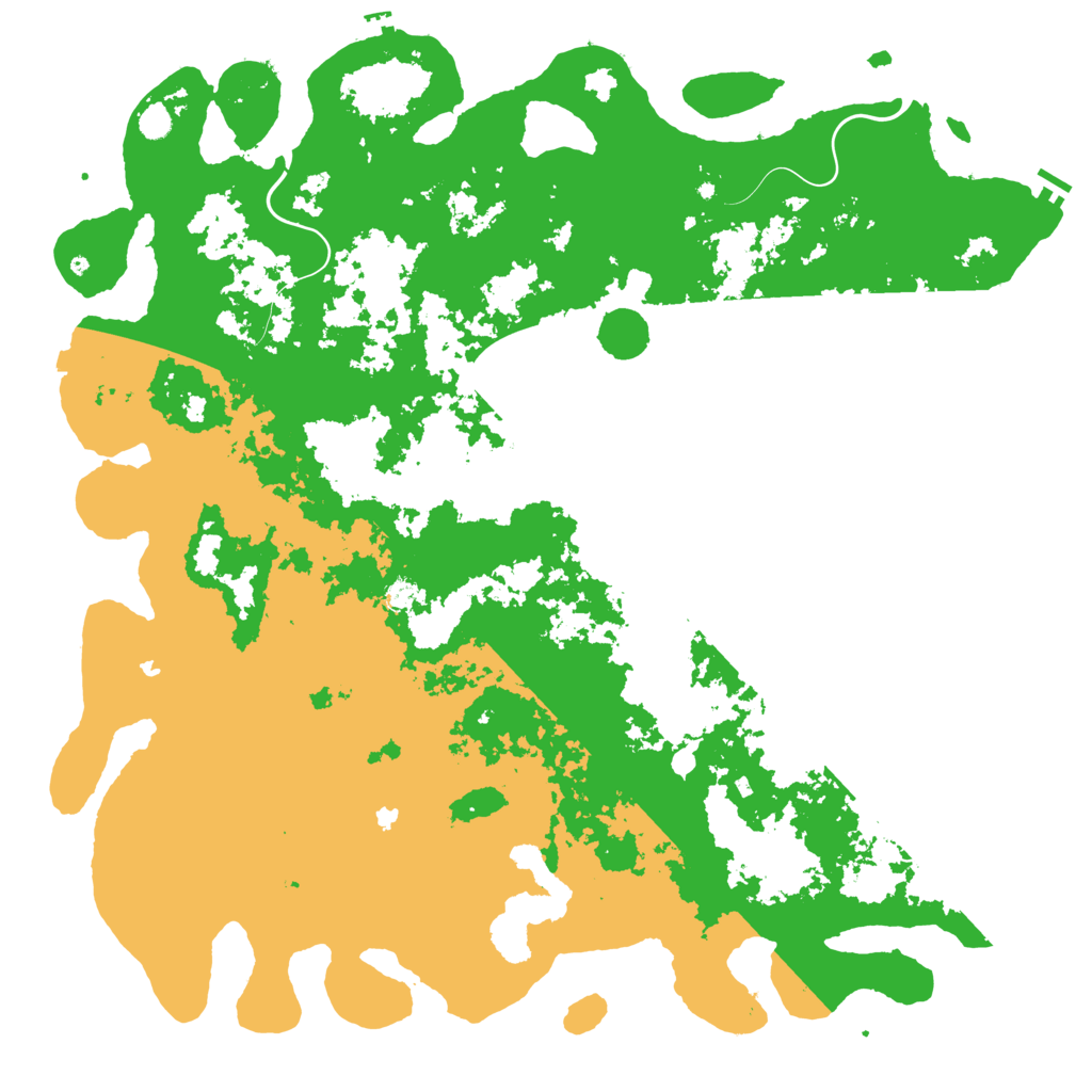 Biome Rust Map: Procedural Map, Size: 6000, Seed: 461359745