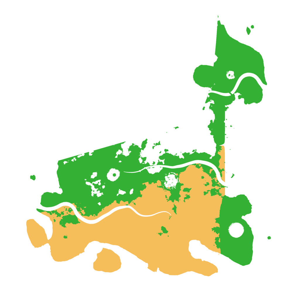 Biome Rust Map: Procedural Map, Size: 3600, Seed: 785858