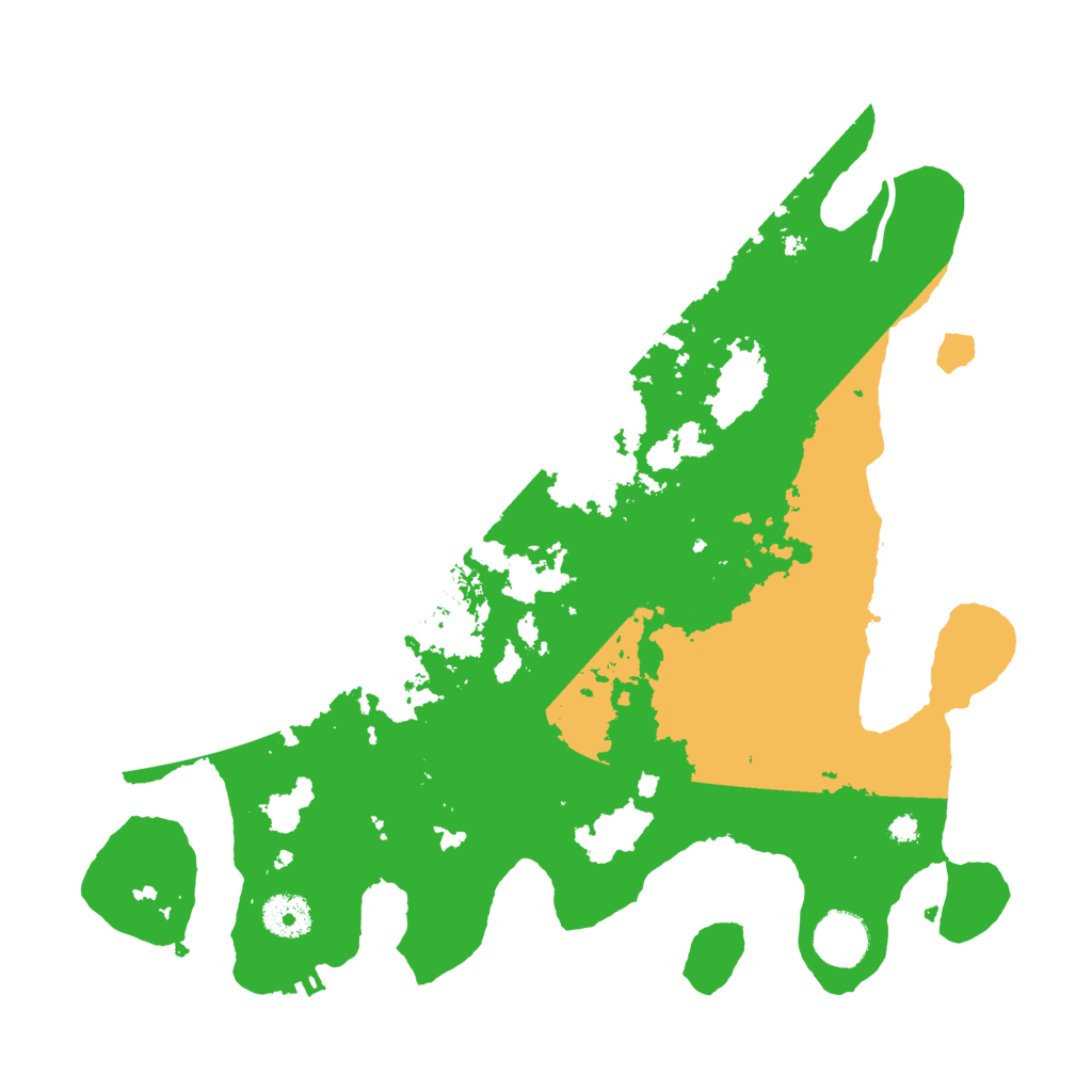 Biome Rust Map: Procedural Map, Size: 3500, Seed: 118271