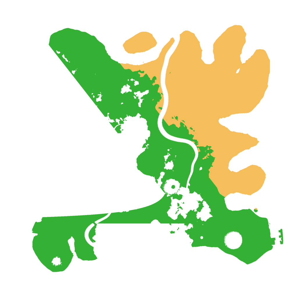 Biome Rust Map: Procedural Map, Size: 3000, Seed: 119