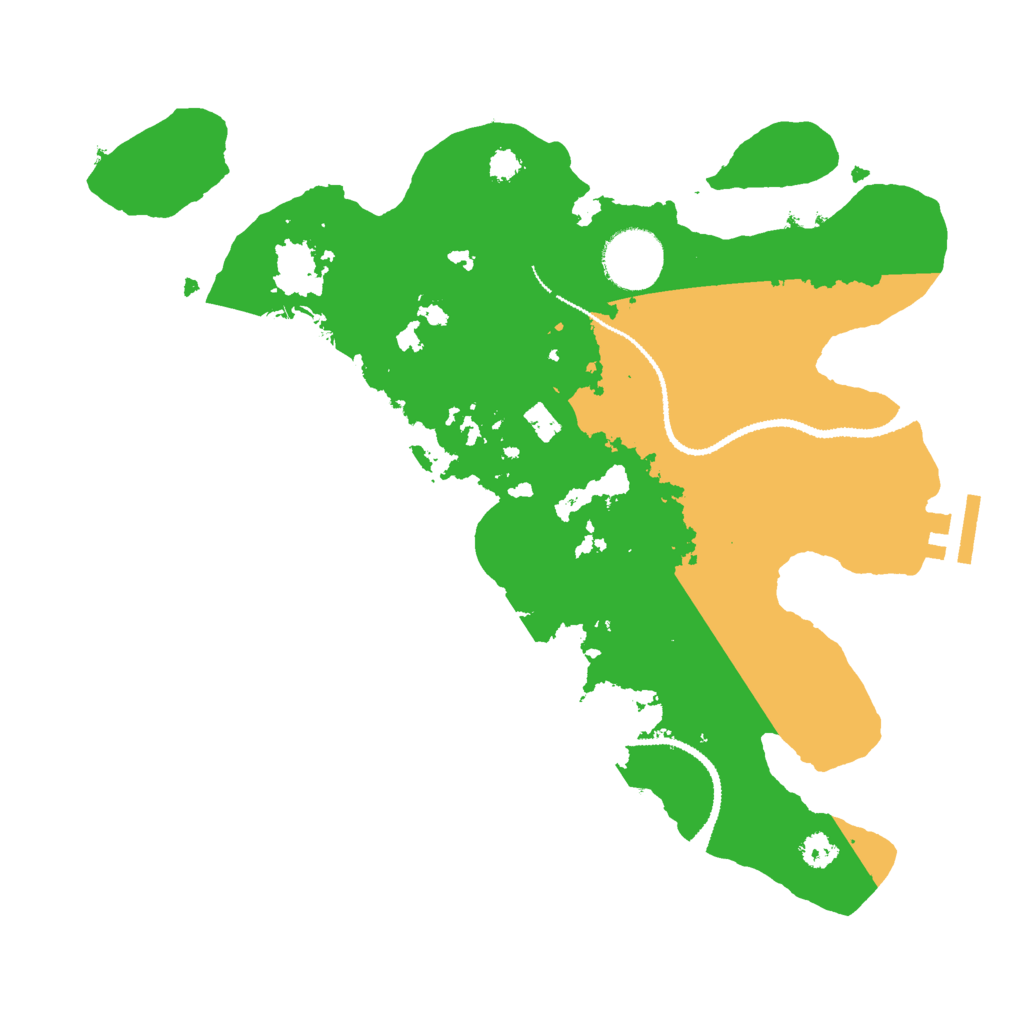 Biome Rust Map: Procedural Map, Size: 3000, Seed: 216843174